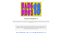 Desktop Screenshot of bangbros18.com